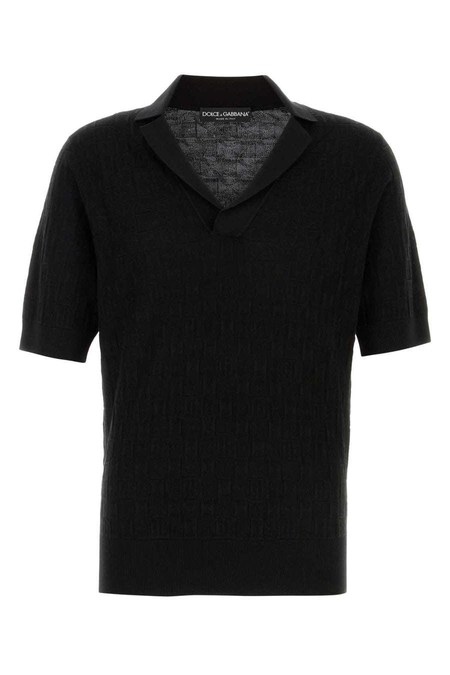 Dolce & Gabbana 93% Silk sweater in black
