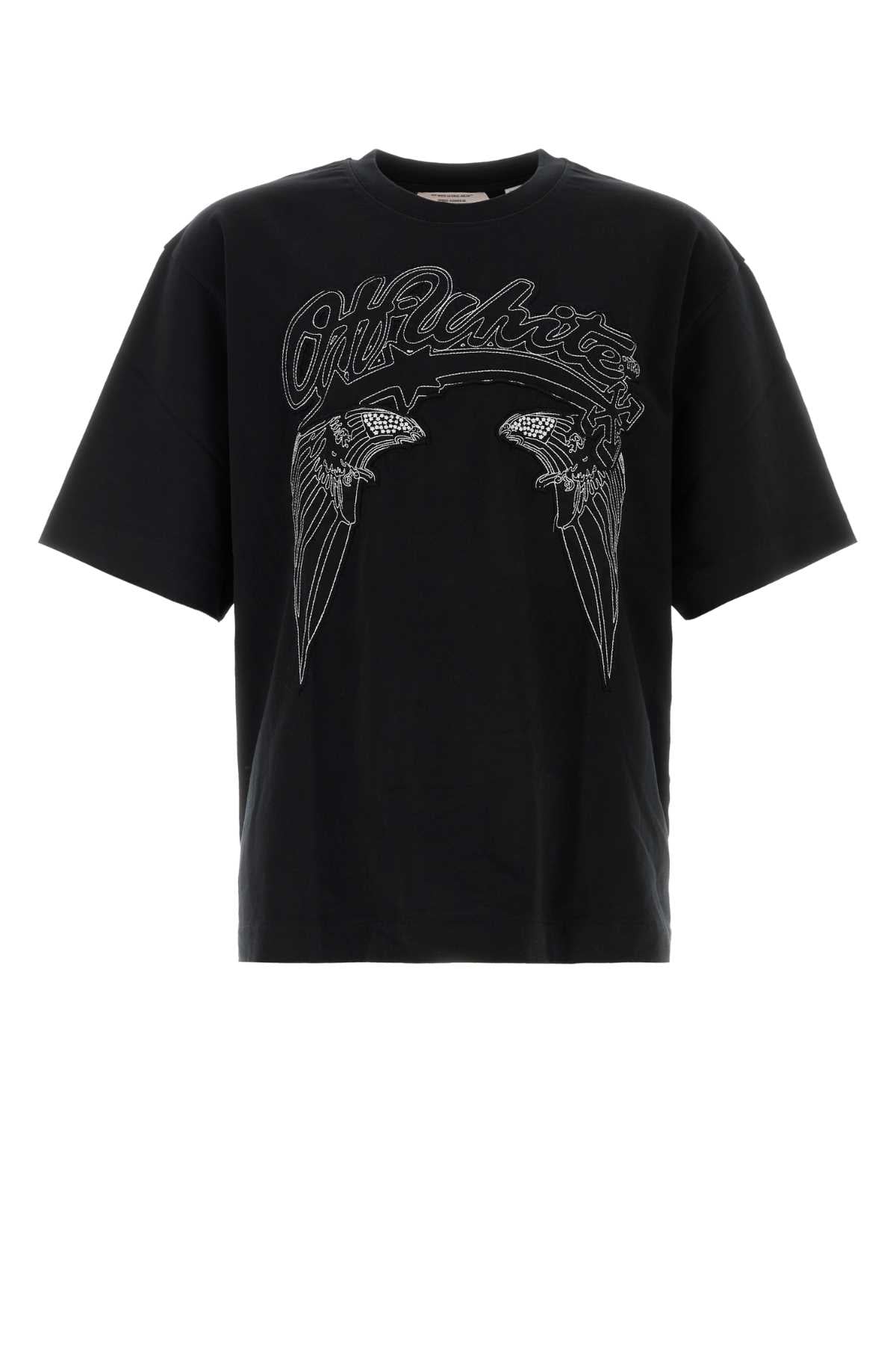 Omaa120z26jer0 0600 Black Exterior: Cotton T-shirt