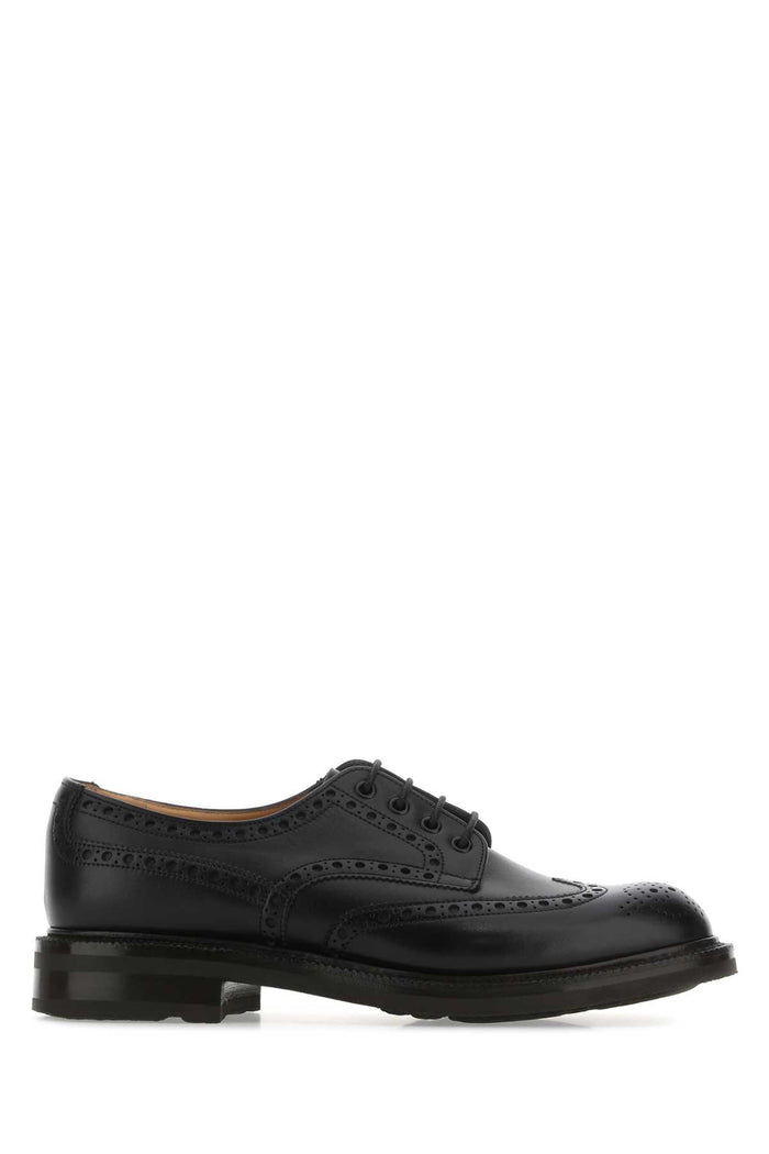 Black Leather Horsham Lace-Up Shoes F0aab Scarpe Stringate