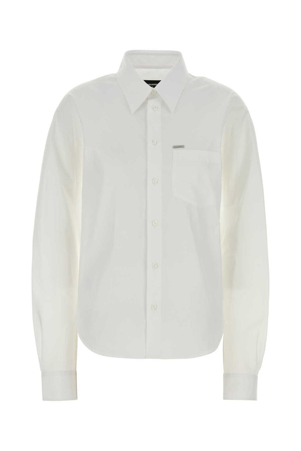 Dsquared2 Shirt 100% Cotton shirt in white