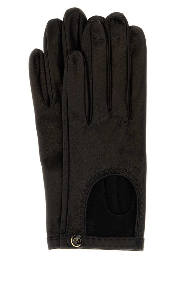 Valentino Garavani Gloves 100% Lamb leather gloves in black