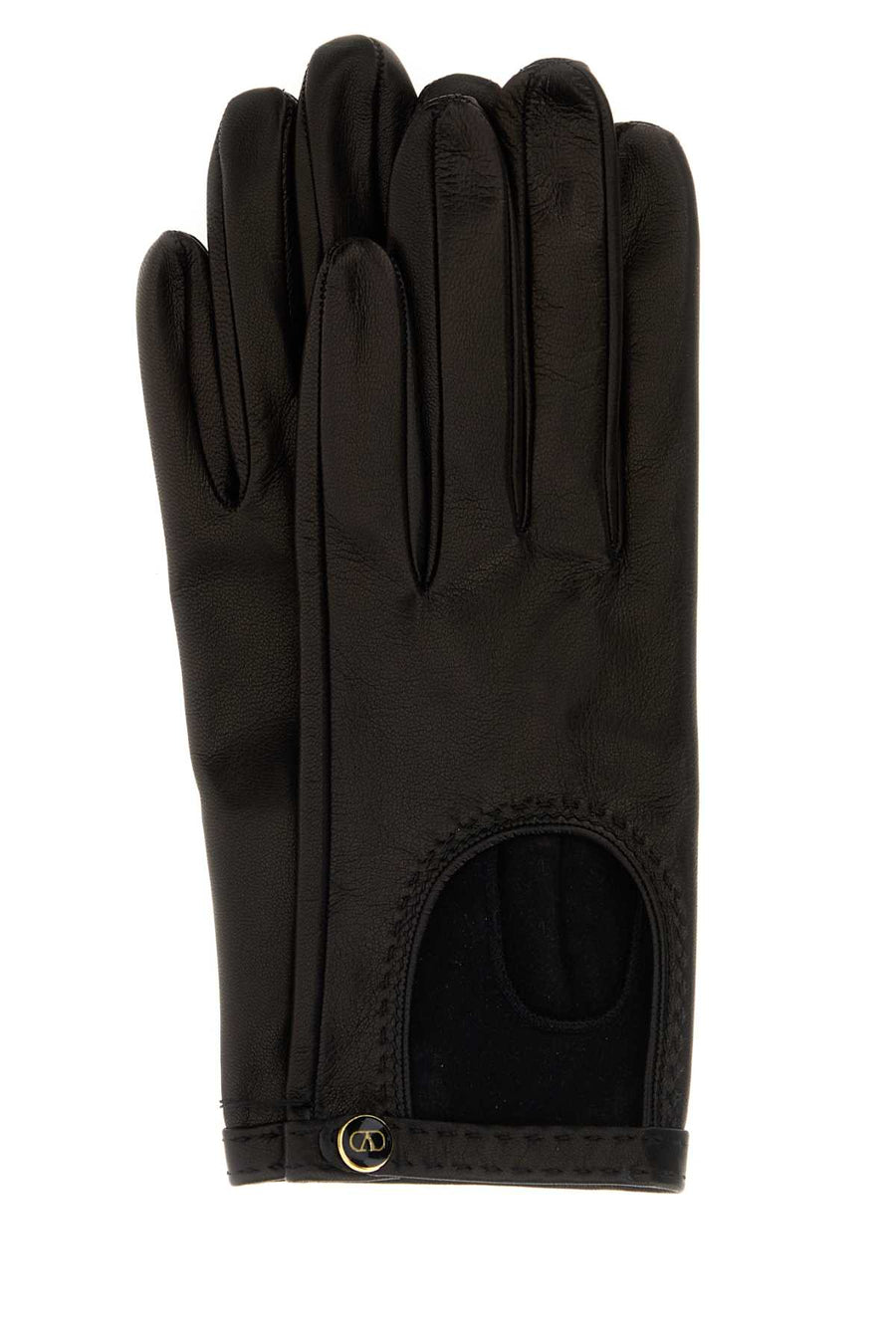 Valentino Garavani Gloves 100% Lamb leather gloves in black