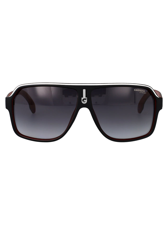 Carrera 1001-S Matte Black Red Polyamide Inj-gril. Sunglasses