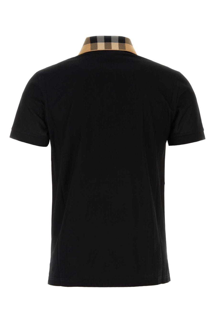 Burberry 100% Cotton polo shirt in black