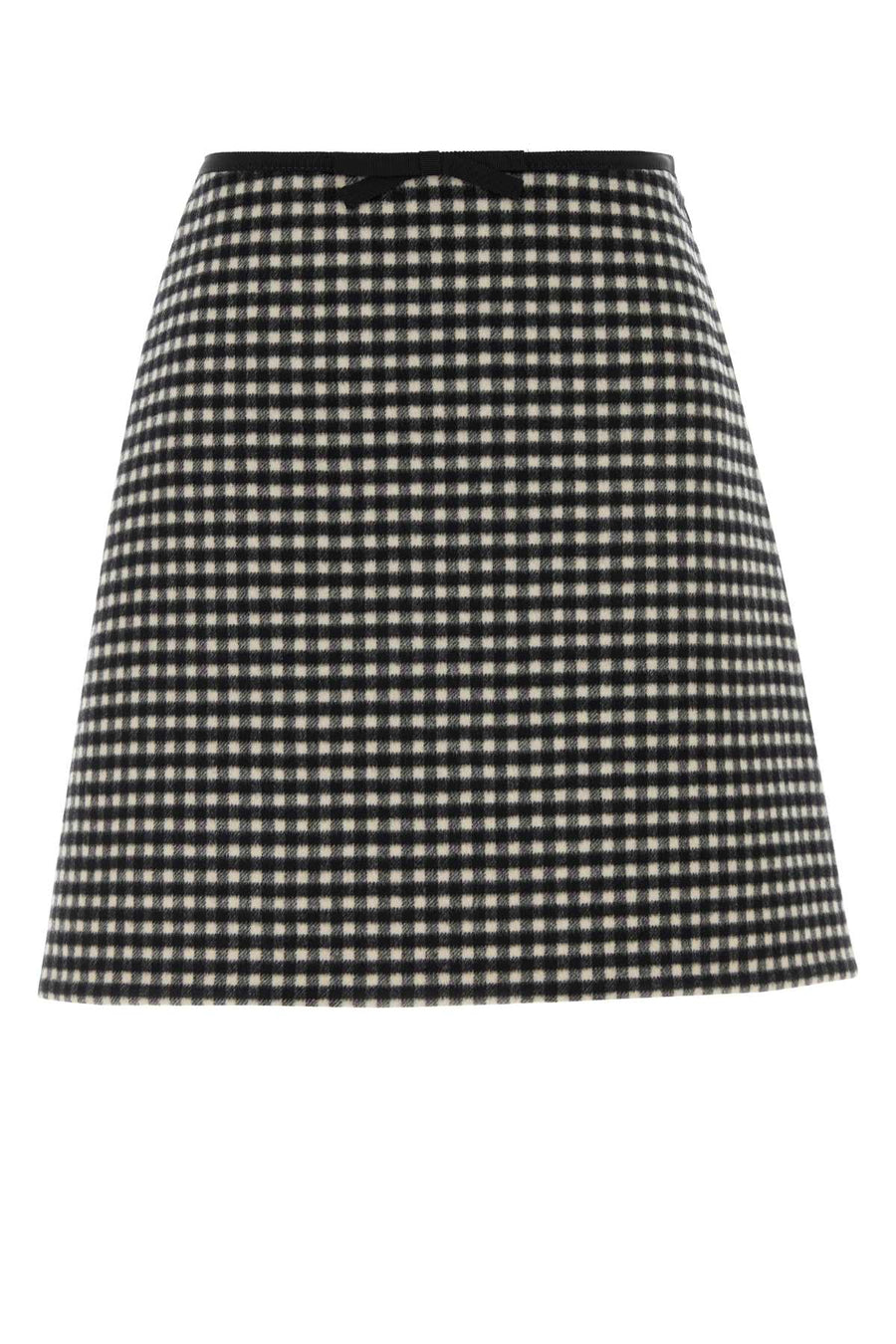 Valentino Garavani Exterior: 97% Virgin wool 3% Cashmere skirt in black