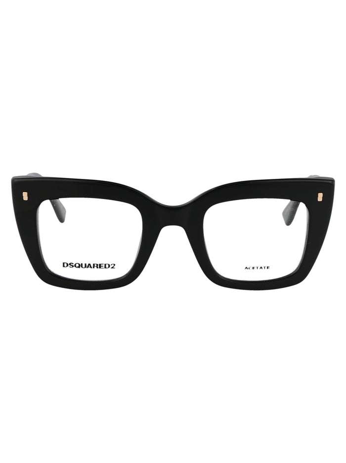 D2 0099 807 Black Acetate Optical