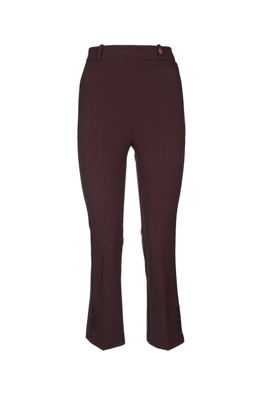 Elisabetta Franchi 96% Polyester trousers in brown