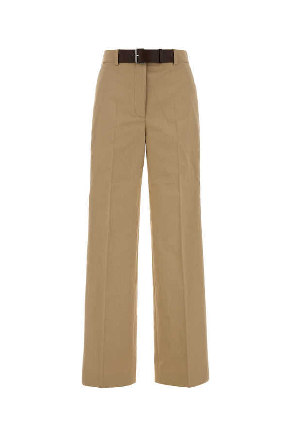 Tory Burch Cotton 100% Cotton trousers in beige