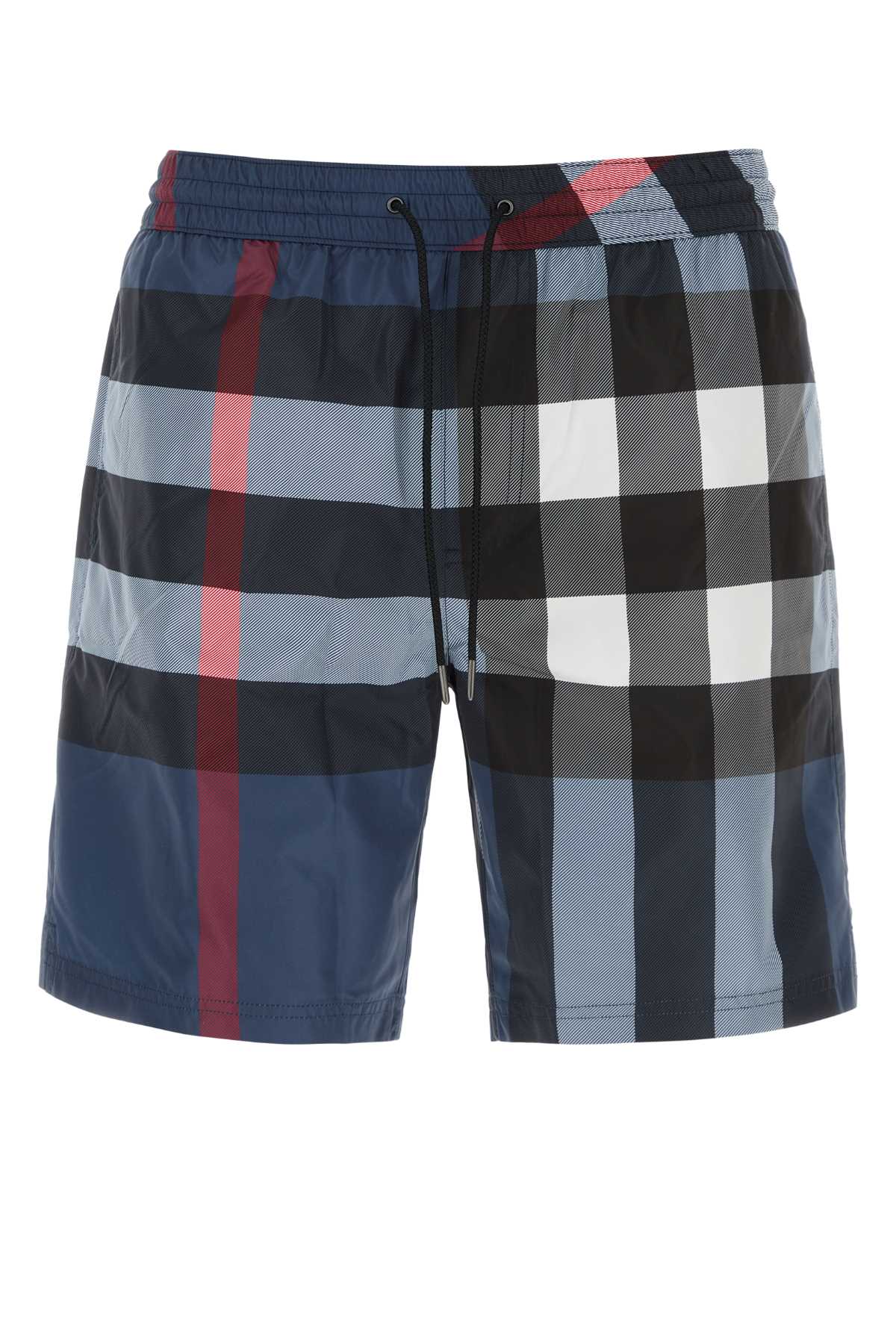 Carbonblueipcheck Polyester Costumi Da Bagno