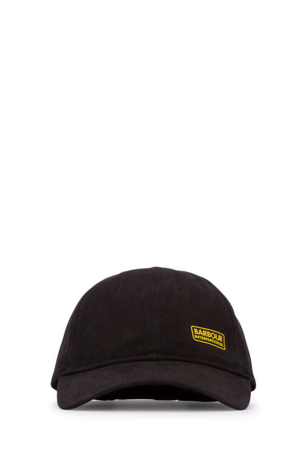 Barbour Kids CAPPELLO Cotton baseball cap in black