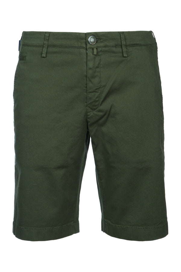 Jacob Cohen 55% Cotton bermuda short in green