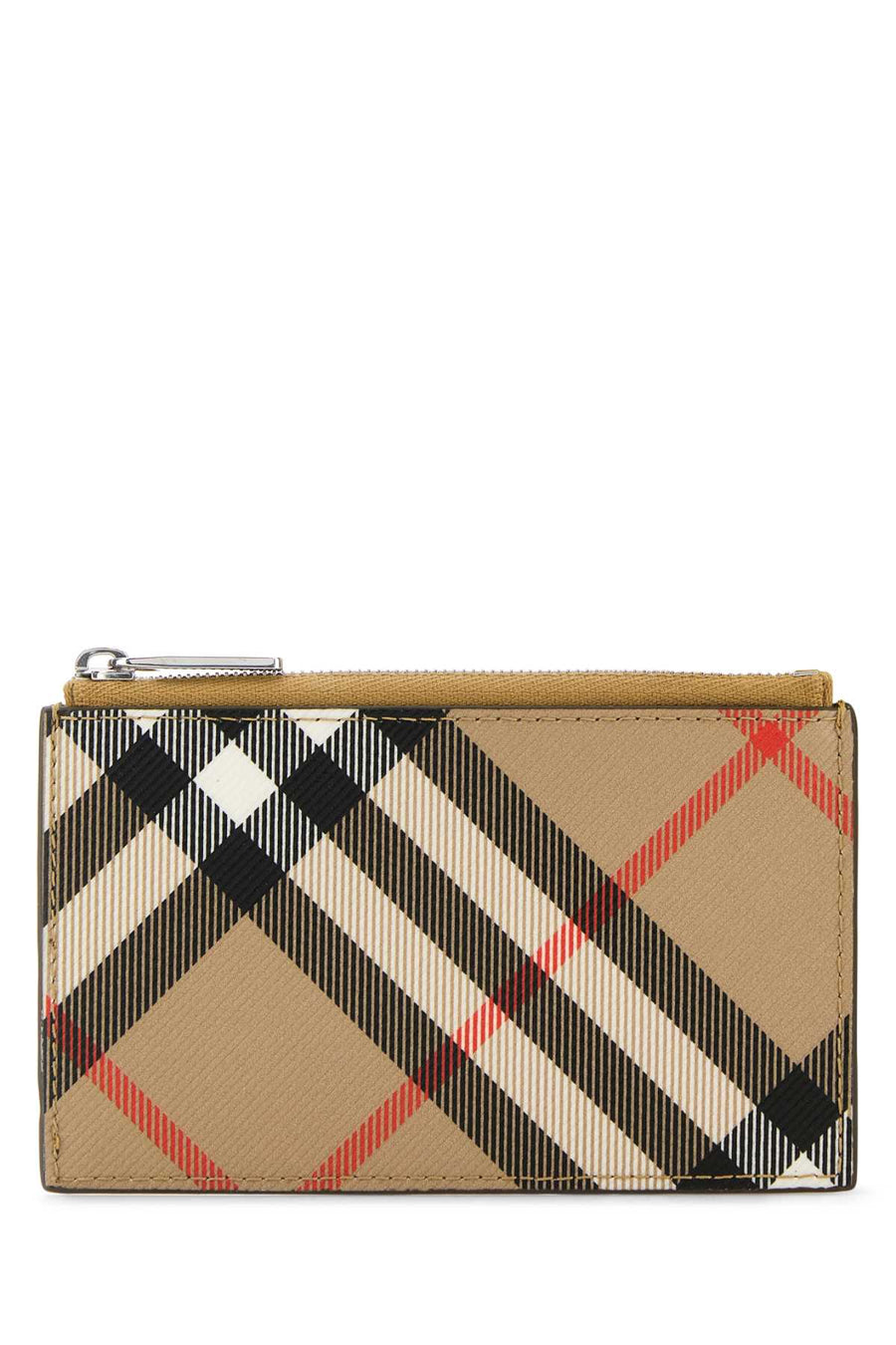 Burberry Exterior: 55% Polyurethane 25% Polyester 20% Cotton card case in beige