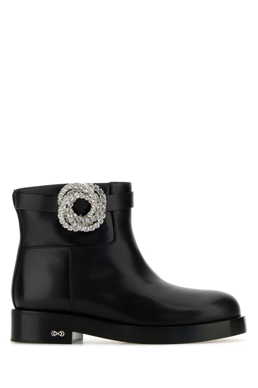 Mach&Mach Leather Exterior: 100% Leather ankle boot in black