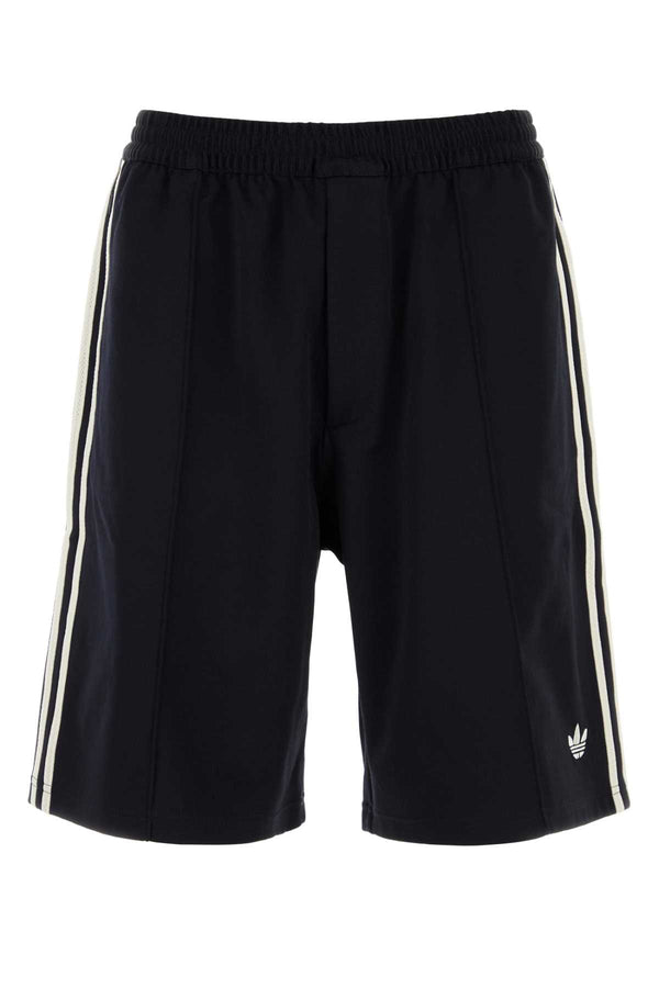 Adidas 57% Nylon bermuda shorts in black