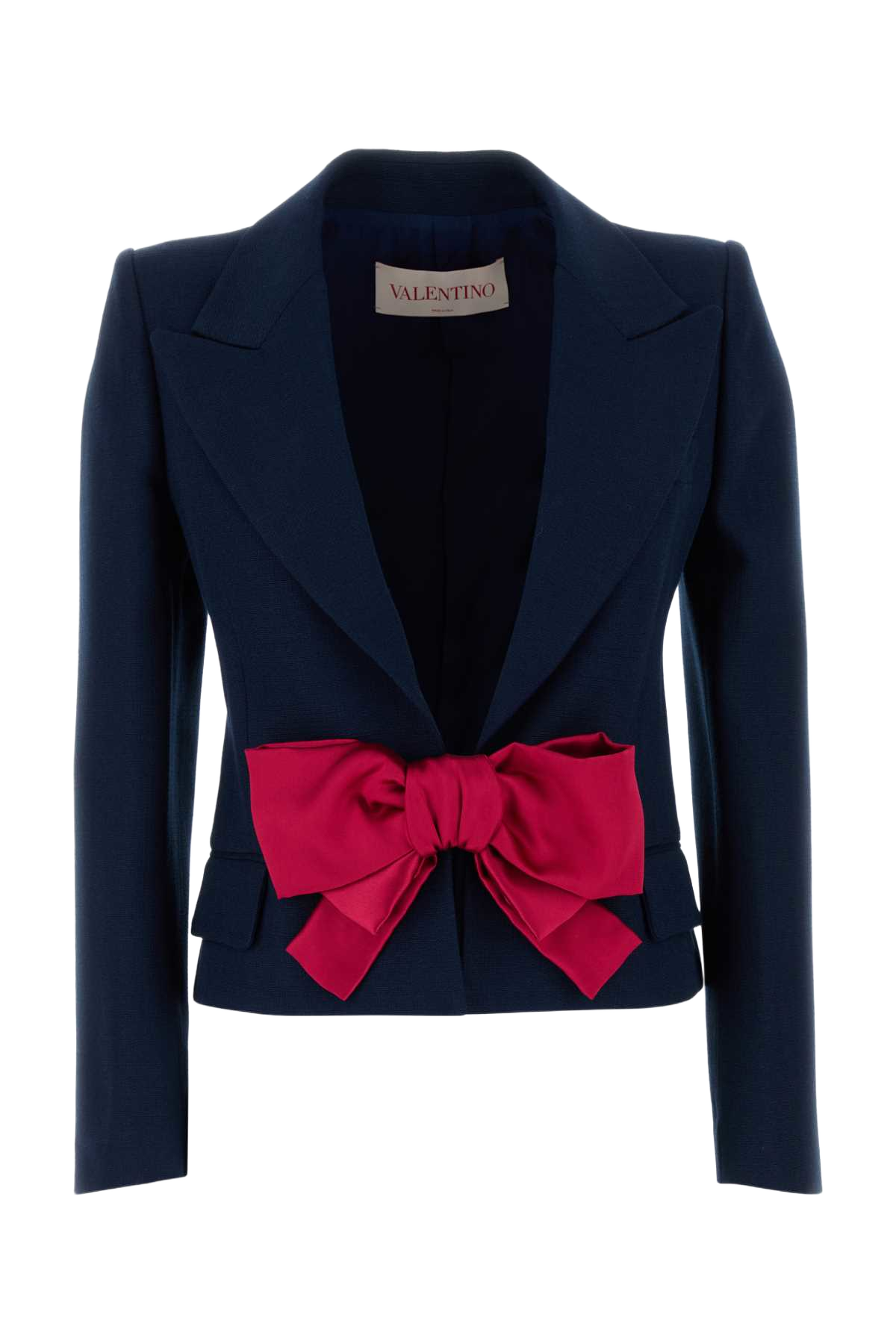 Navy Blue Viscose Blazer Provenceblue Giacche E Gilet