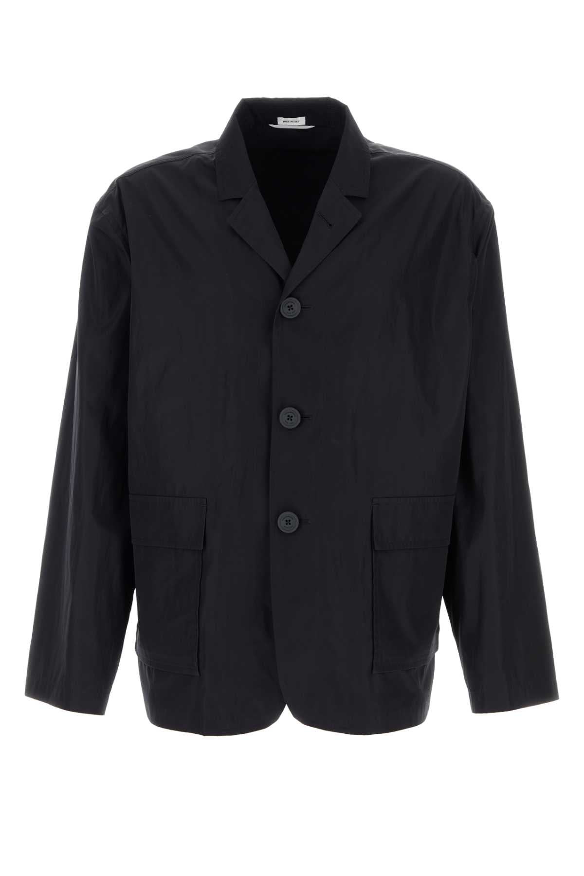 Navy Polyester Recycled Giacche E Gilet