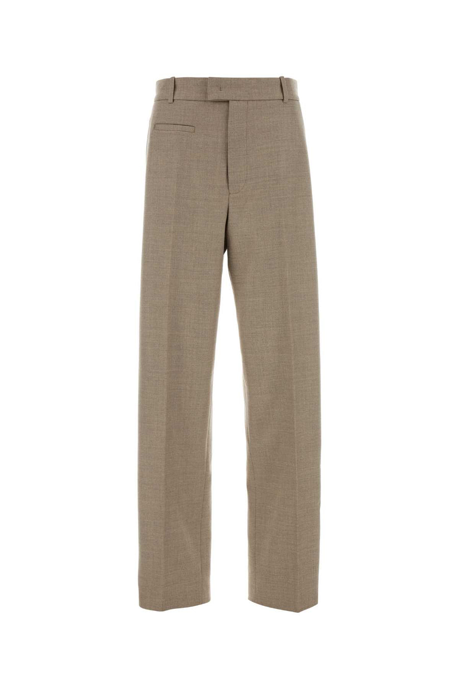 Oriane Unisex 97% Merino wool trousers in beige