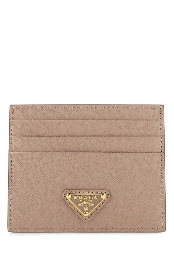 Prada Calf leather card case in pink