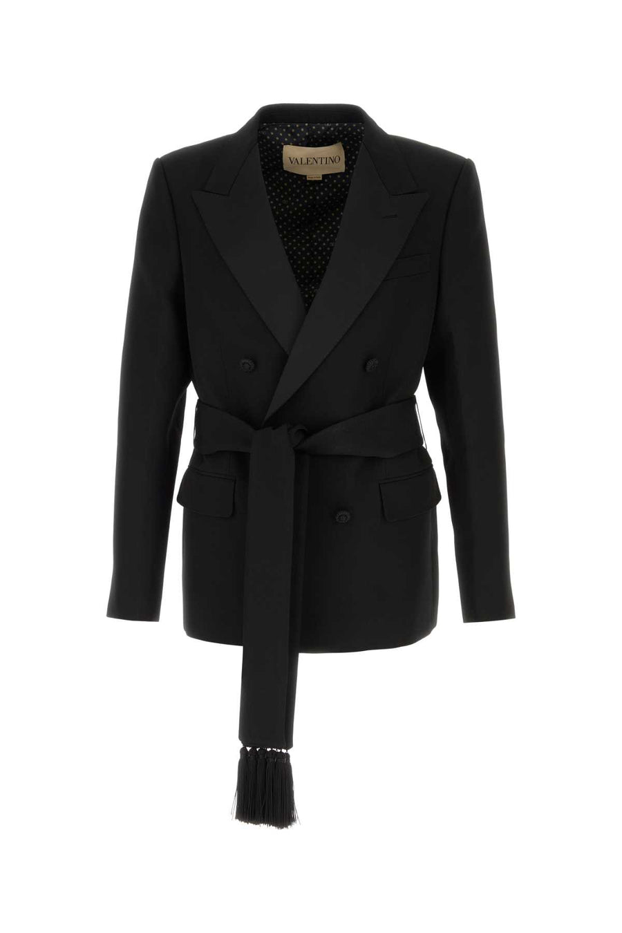 Valentino Garavani 100% Virgin Wool blazer in black
