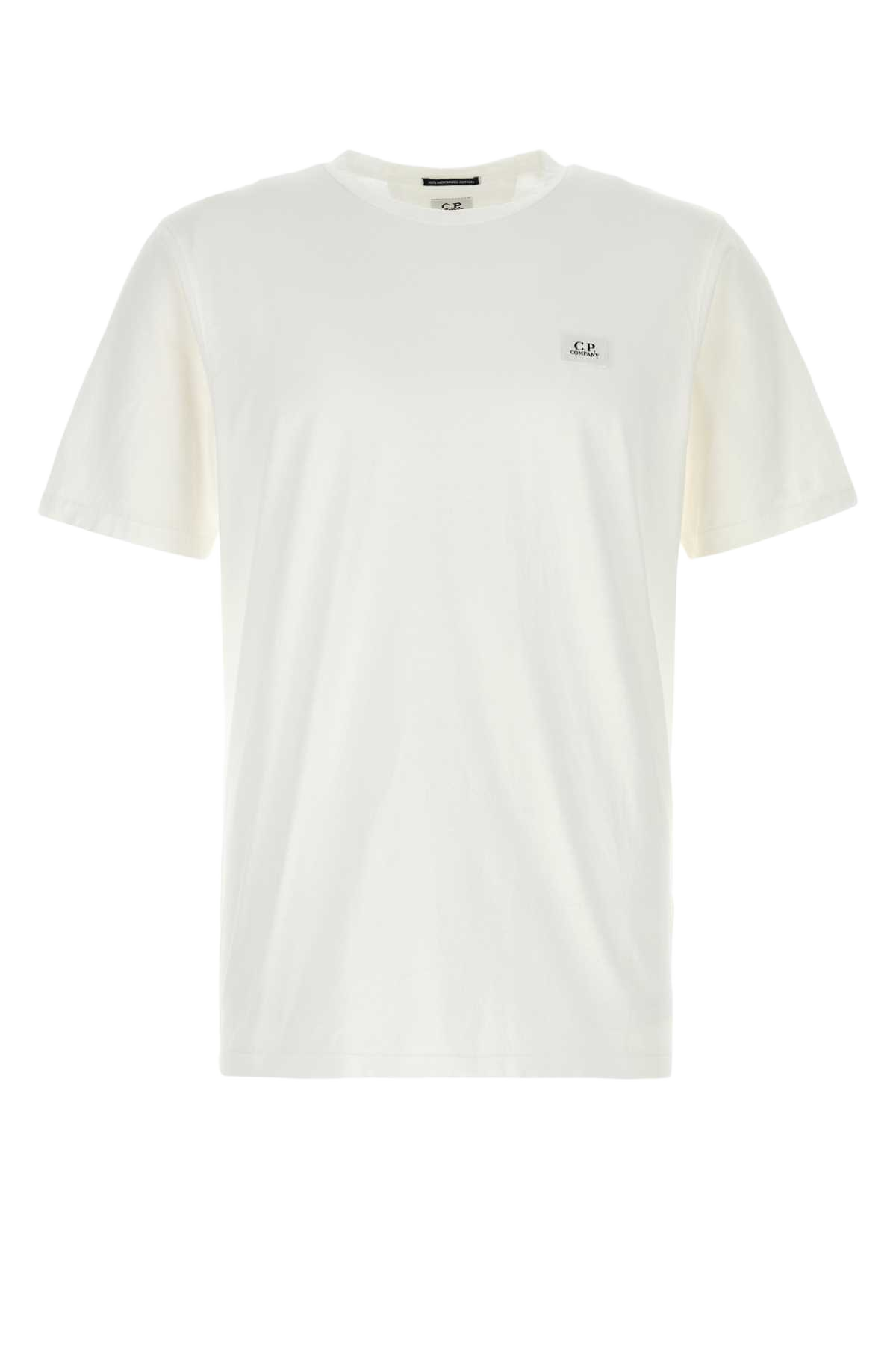 White Cotton T-Shirt Gauzewhite Exterior
