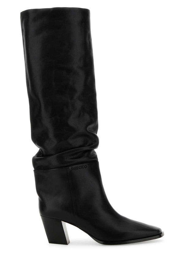 Jimmy Choo Exterior: 100% Leather boot in black