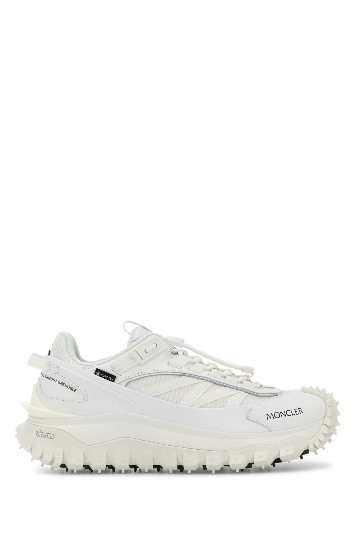 White Fabric Trailgrip Gtx Sneakers 001