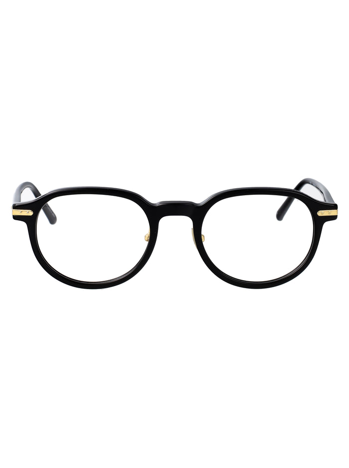 Newel Black/ Yellow Gold Acetate Optical
