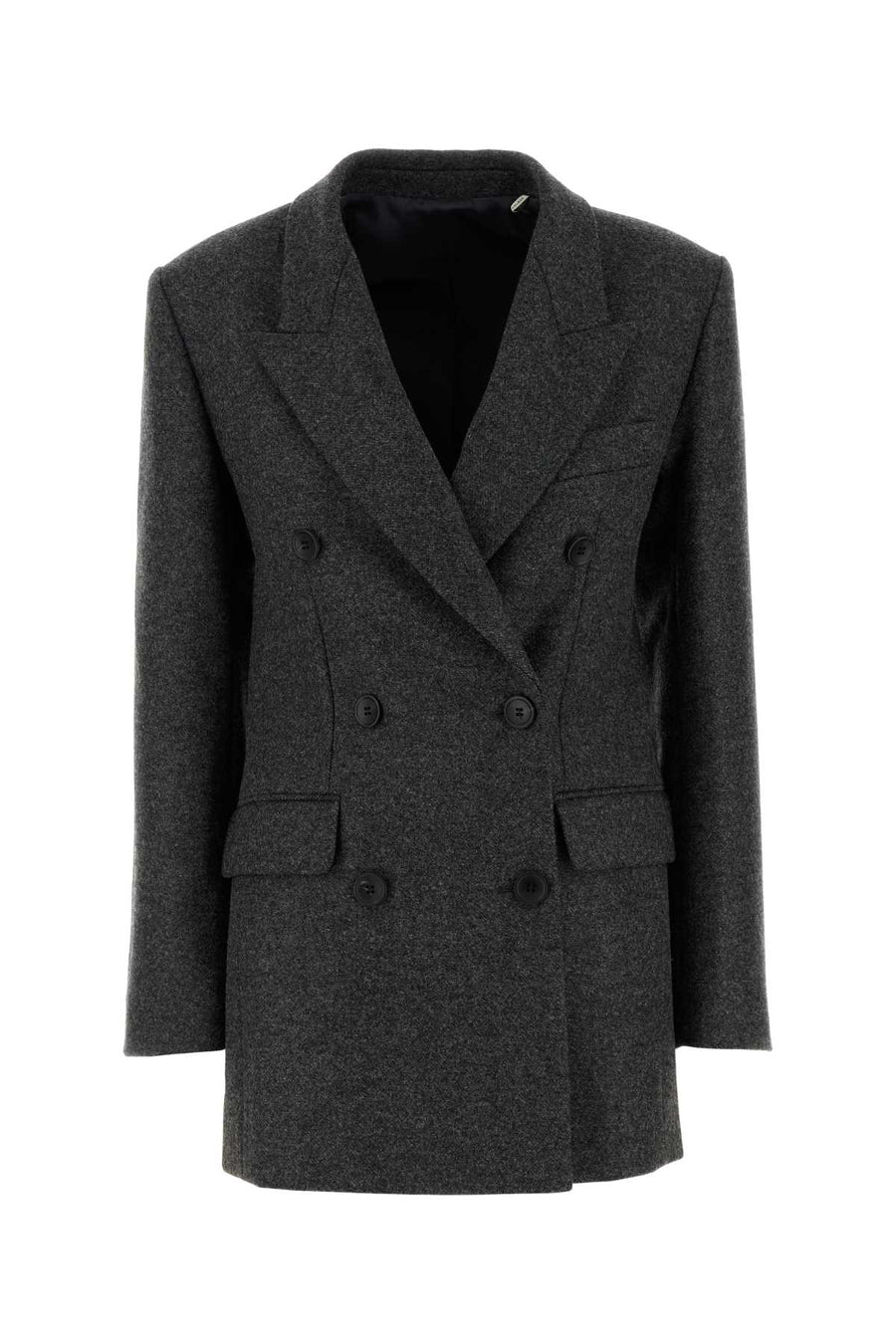 Isabel Marant Exterior: 100% Virgin wool blazer in gray
