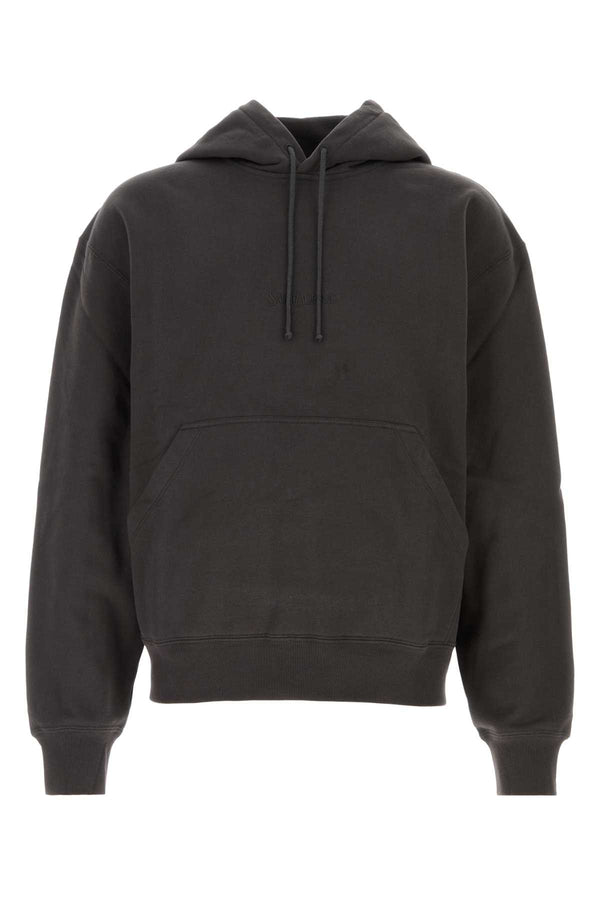 Saint Laurent Brode 100% Cotton hoodie in gray