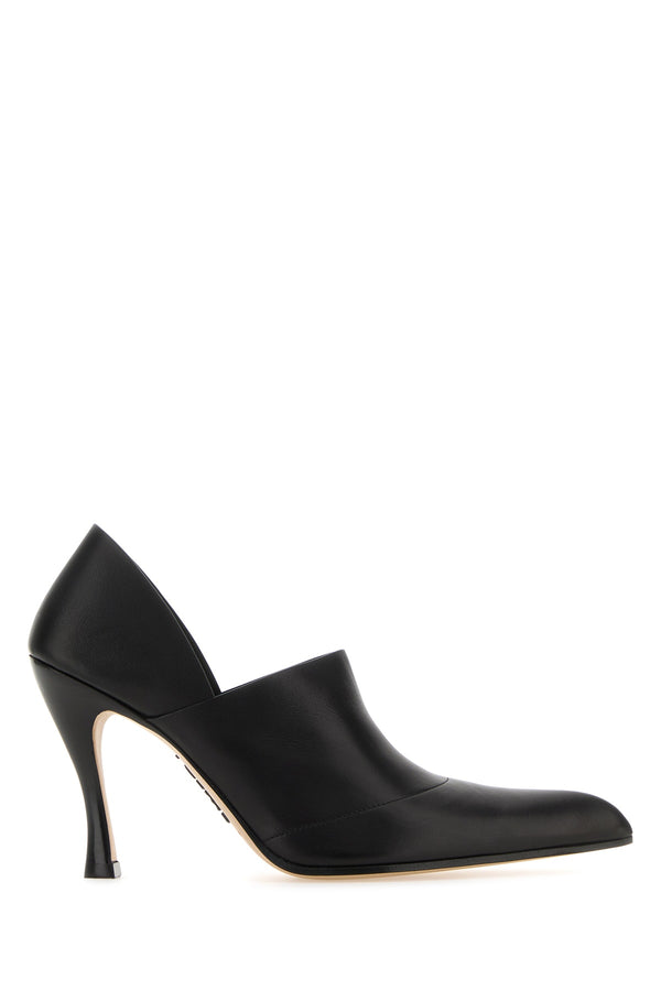 Loewe Leather heel in black
