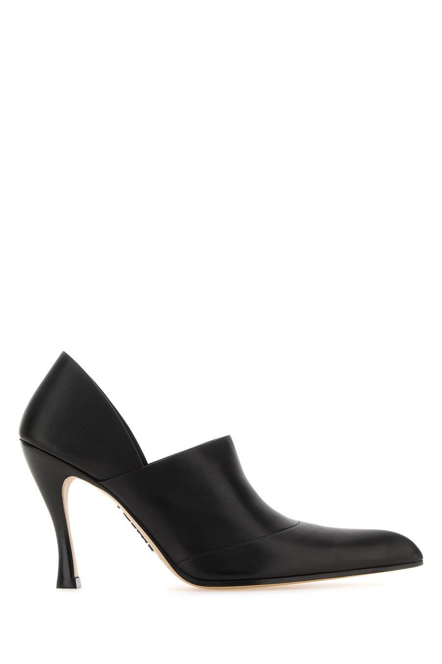 Loewe Leather heel in black