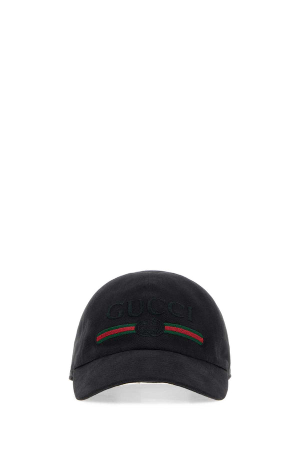 Gucci Devon Cotton baseball cap in black