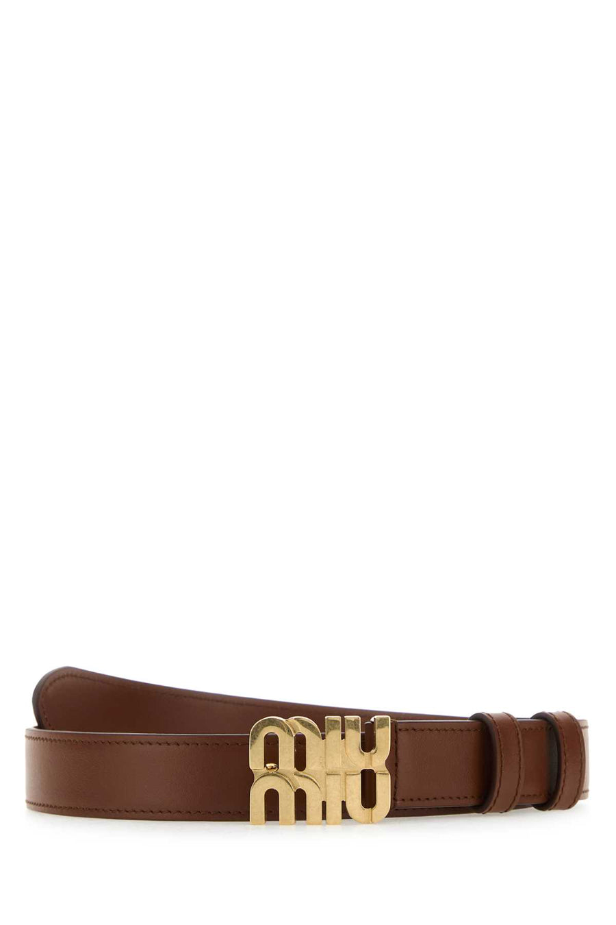 Brown Leather Belt Tabacco Vitello Cinture