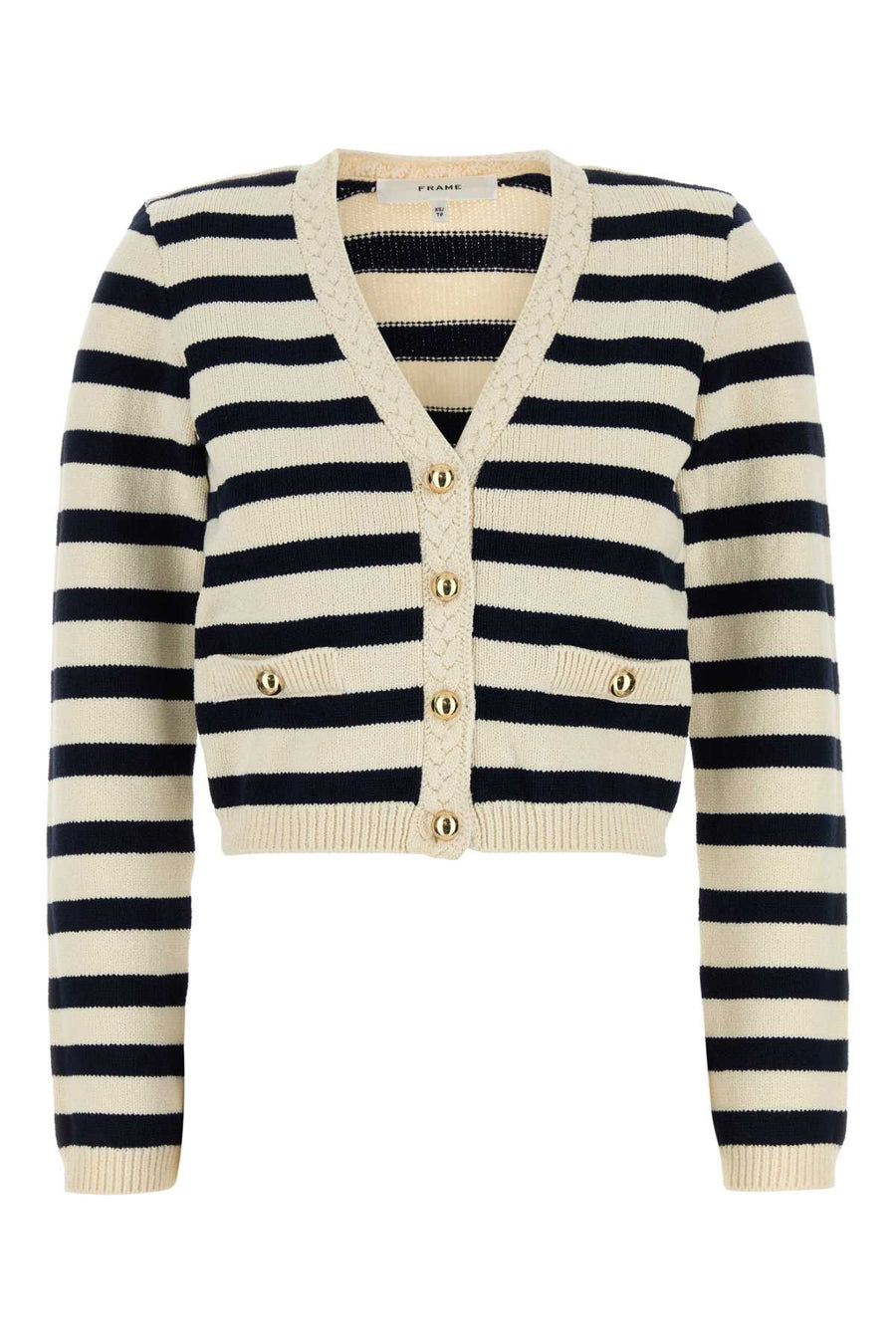 Frame Harbor 75% Cotton cardigan in navy