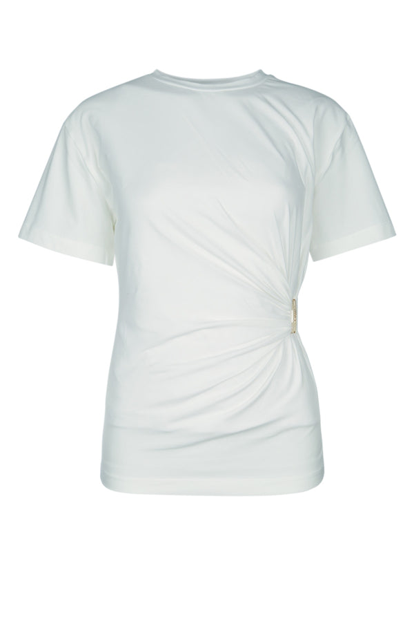 Pinko Maglia Jersey Cotton t-shirt in white