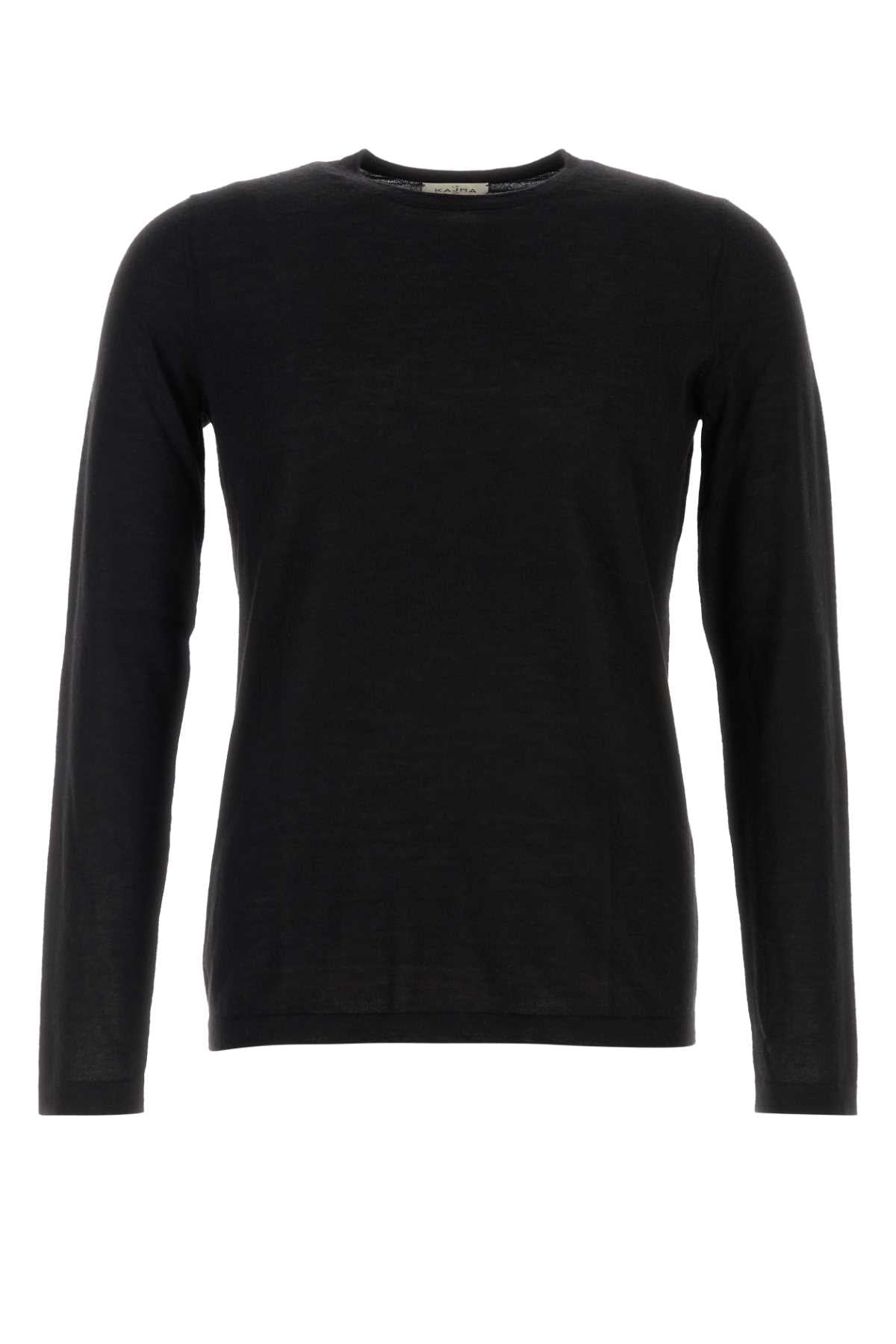 Black Cashmere Kyoto Sweater Exterior: Maglieria