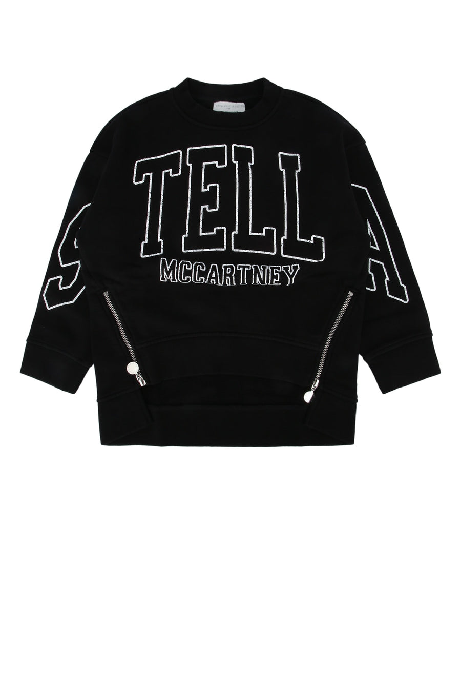 Stella Mccartney Kids 100% Cotton sweatshirt in black