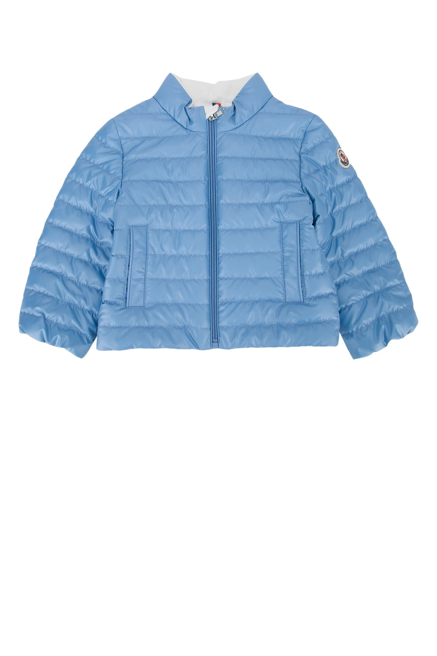 Moncler Jr Jacket Outer: 100% Polyester down jacket in blue
