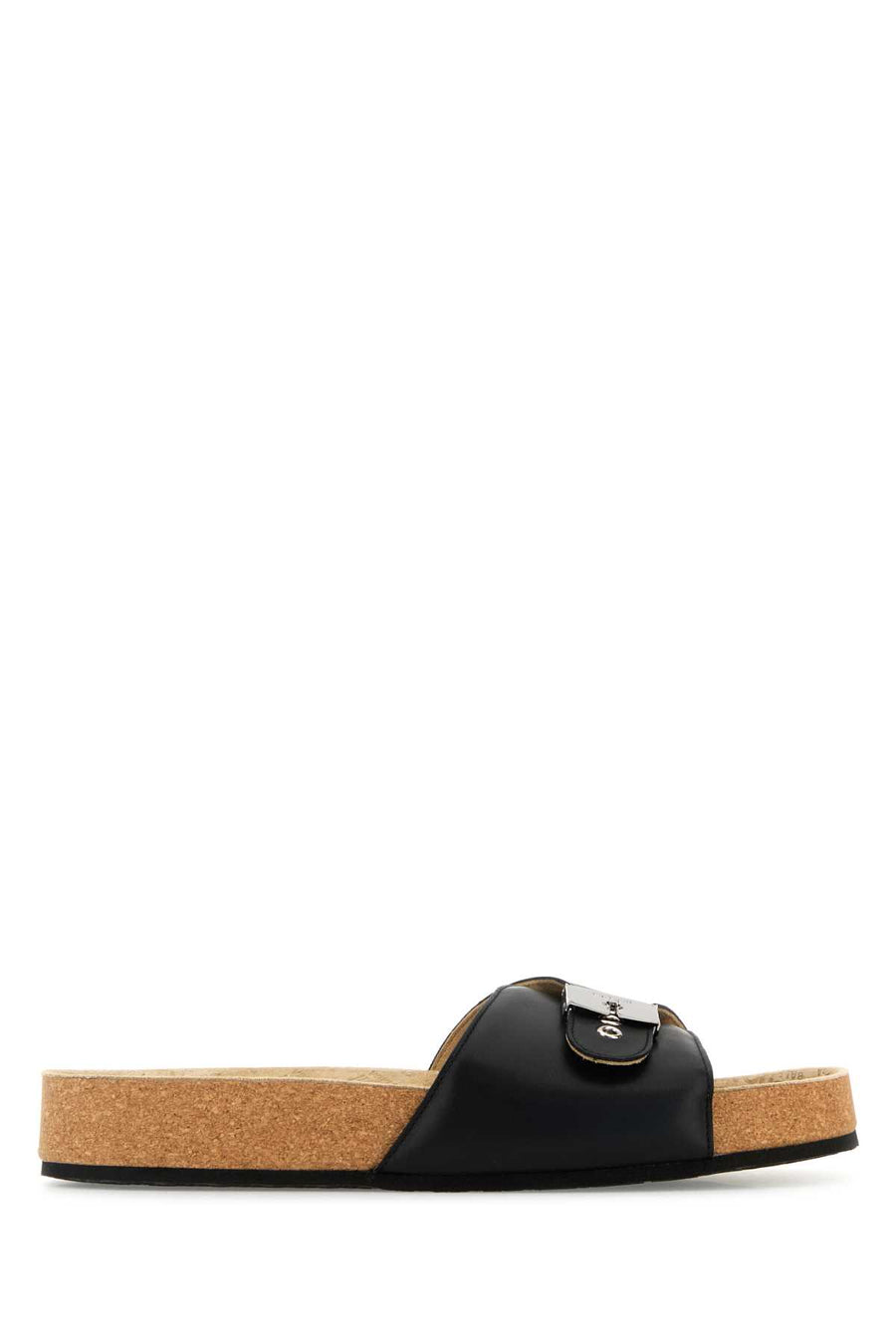 Balenciaga Sandal Exterior: 100% Calf slipper in black