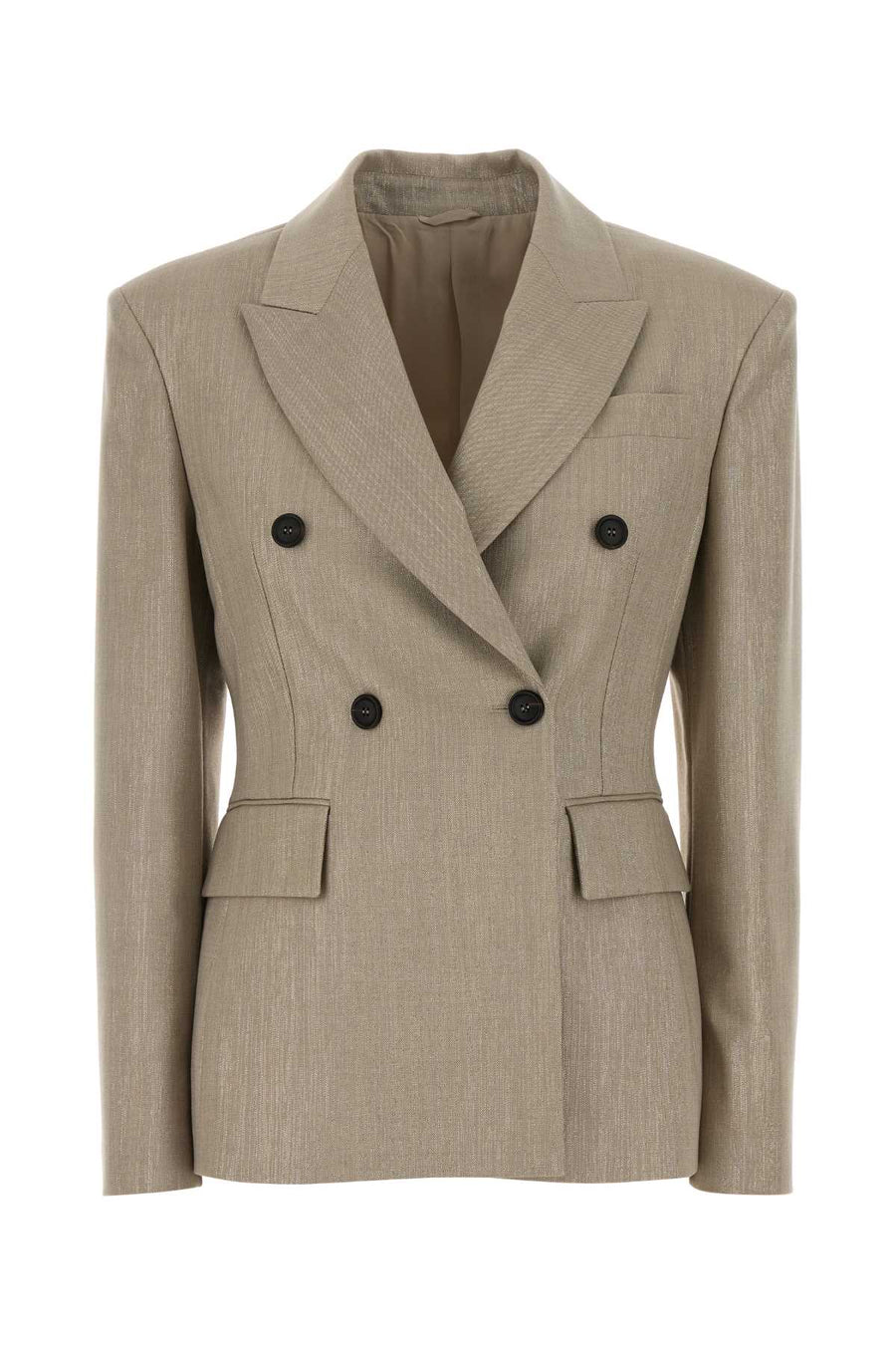 Brunello Cucinelli Jacket Exterior: 32% Polyester blazer in beige