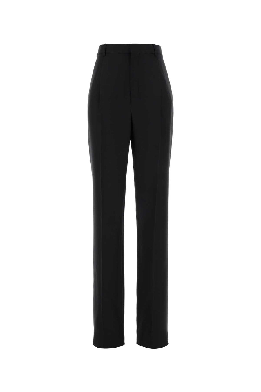 Saint Laurent Avec 100% Wool trousers in black