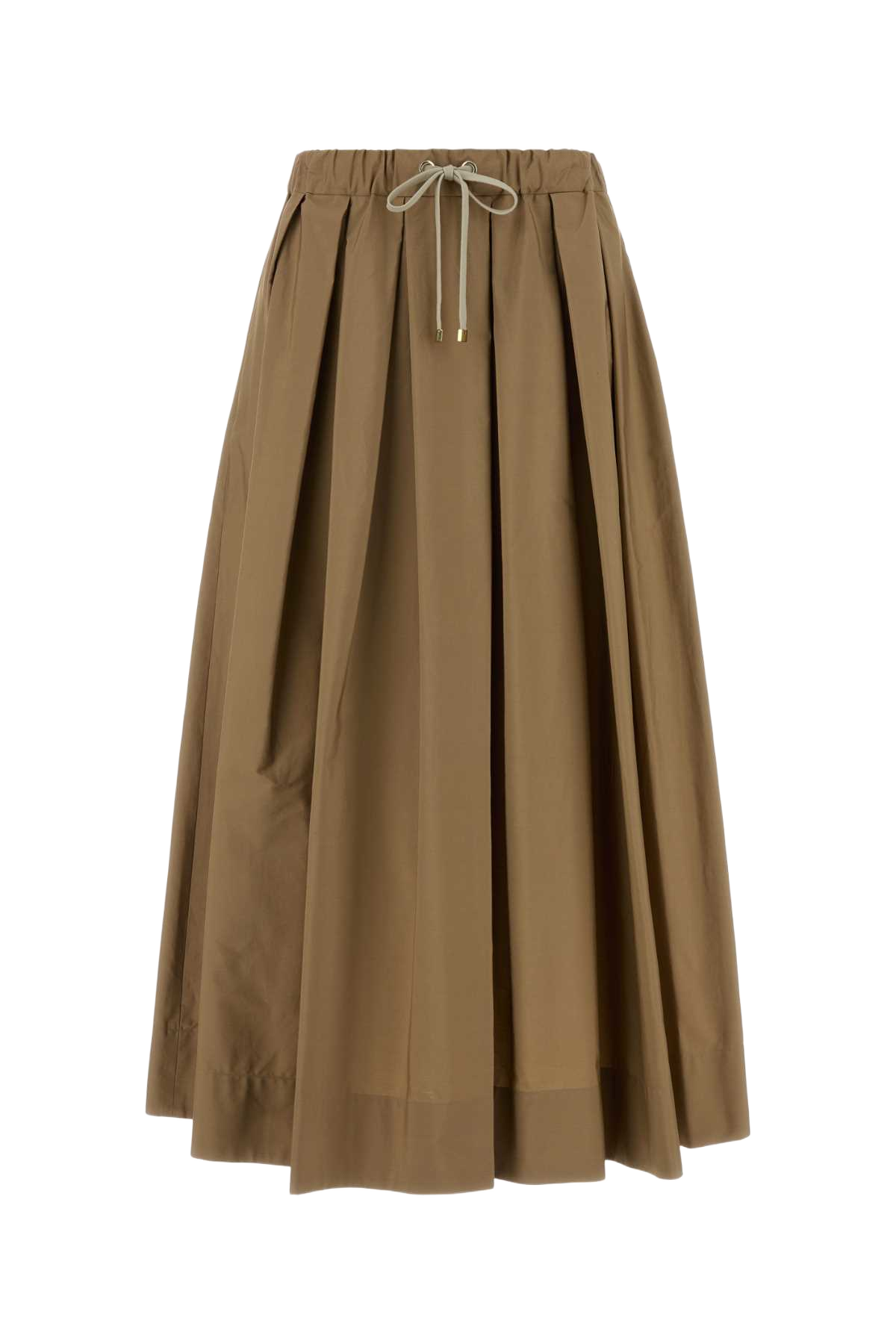 Biscuit Poplin Pineta Skirt Deserto Exterior: Cotton Gonne