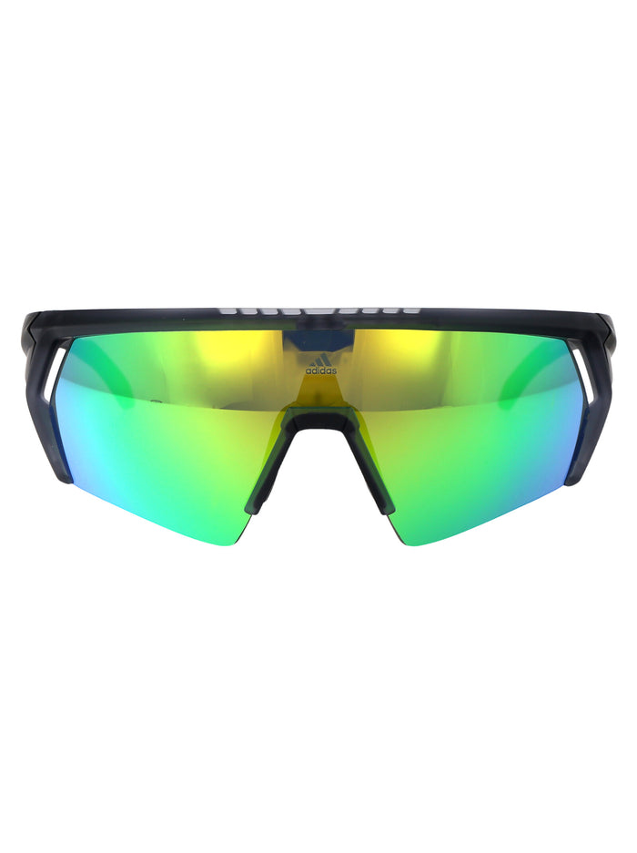 Sp0063 20q Grigio/altro / Verde Specchiato Injected Sunglasses