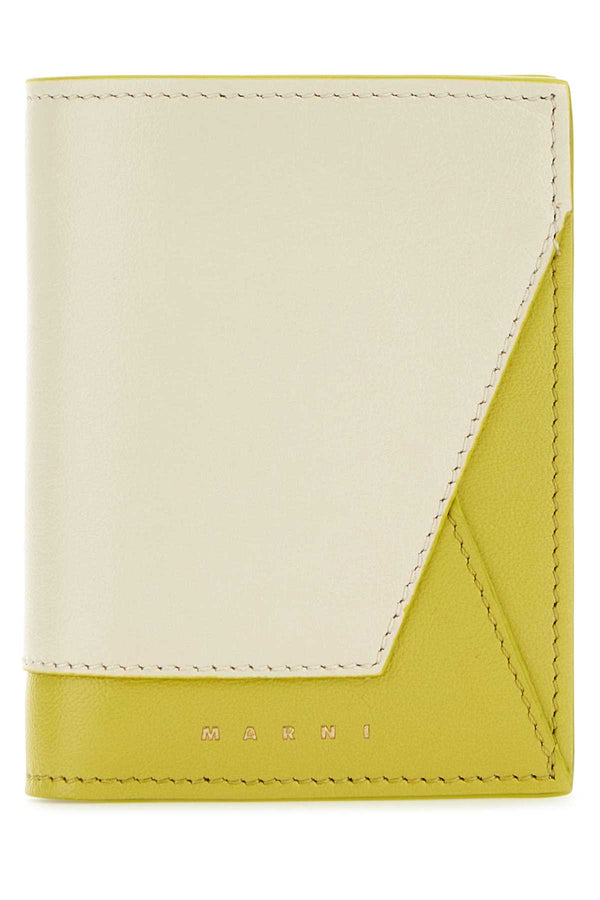 Marni 100% Bovine leather wallet in yellow