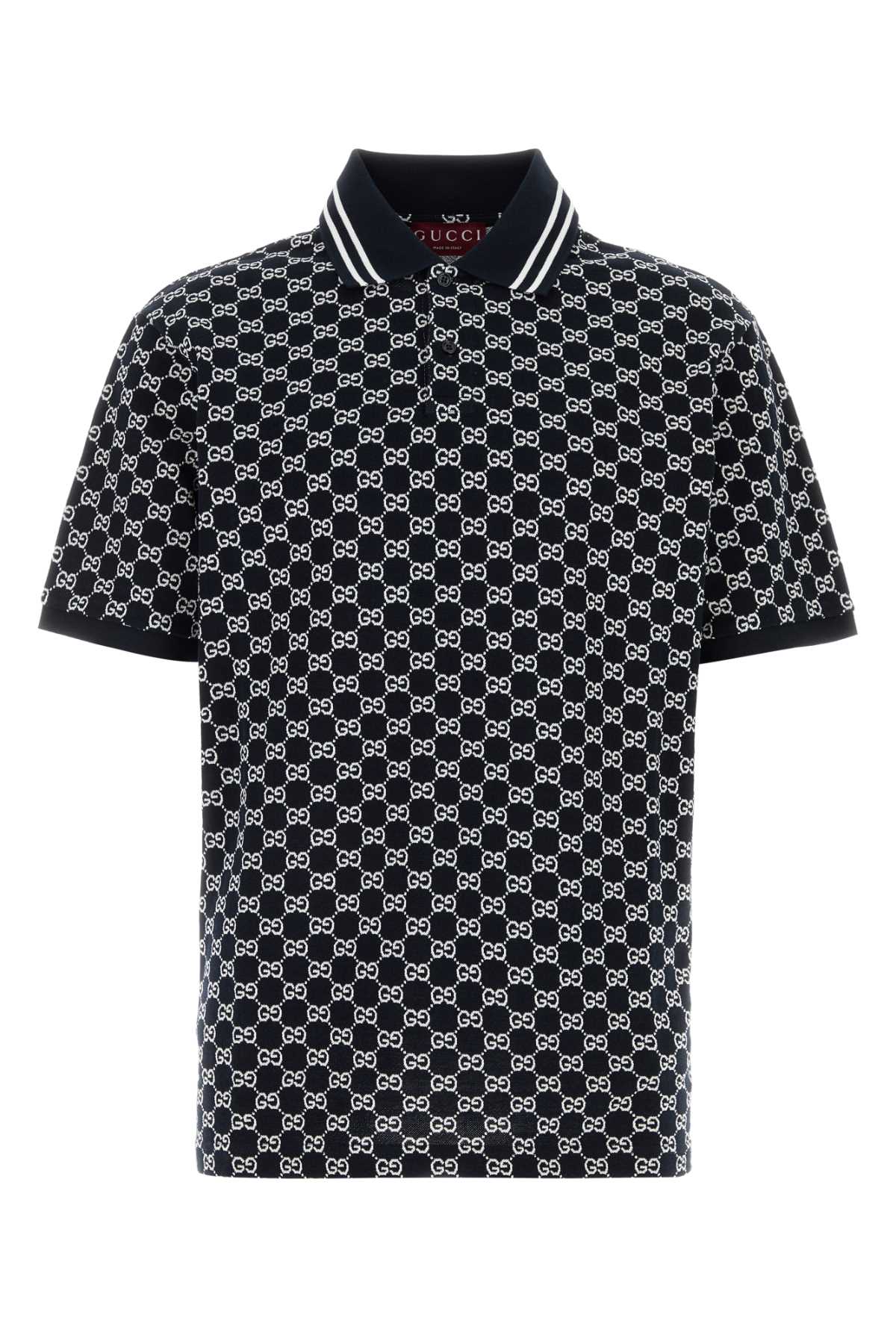 Navywhite Exterior: Cotton Polo