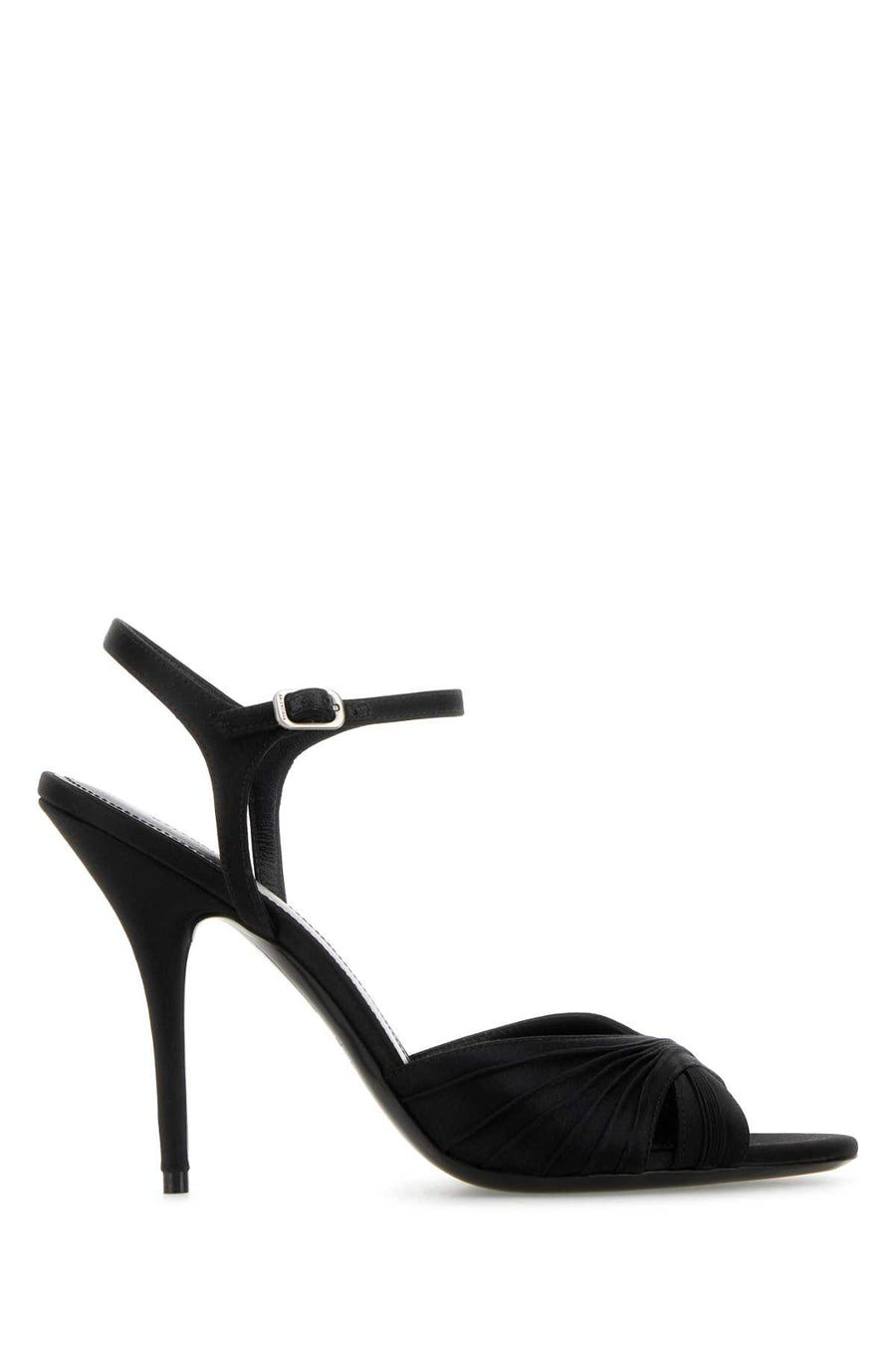 Balenciaga Exterior: 100% Fabric; Interior: 100% Leather; Sole: Leather heel in black