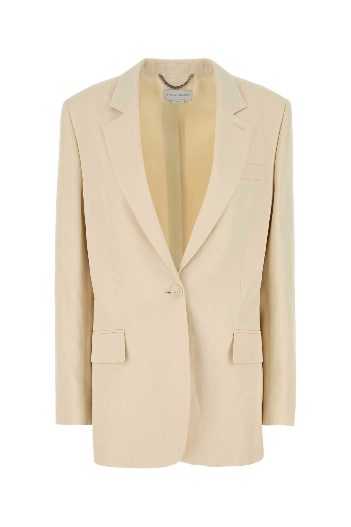 Ivory Viscose Blend Blazer Buttermilk Giacche E Gilet