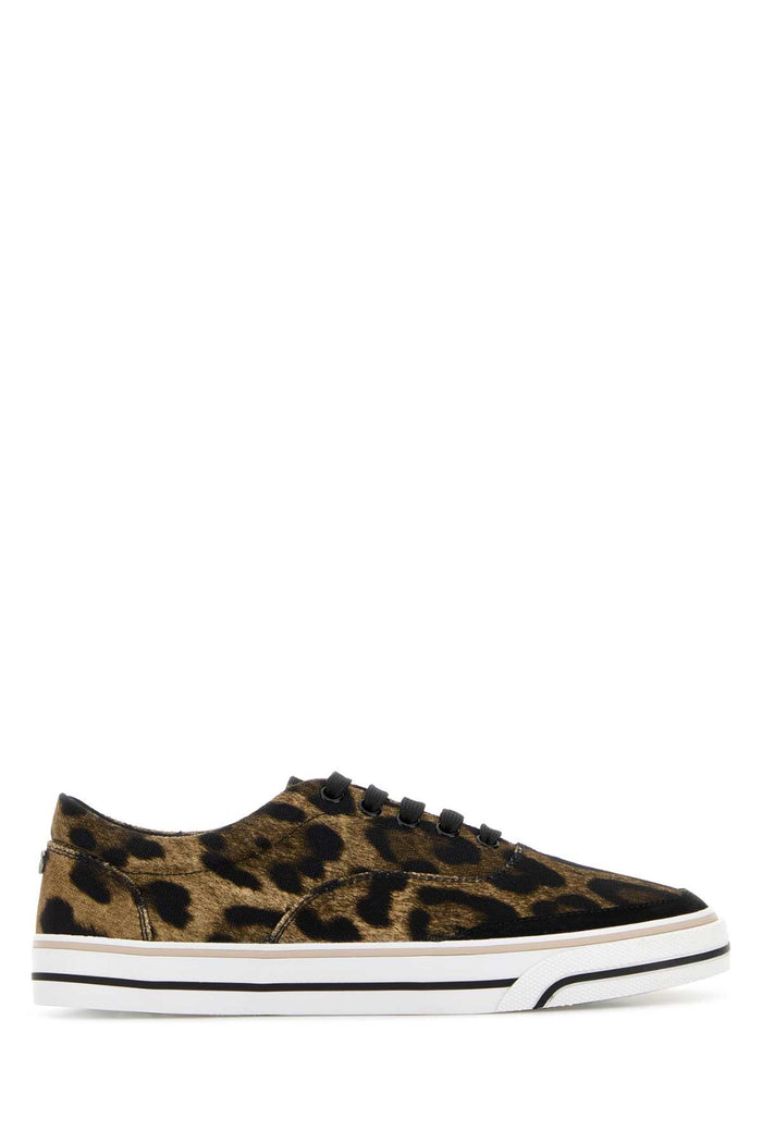 Printed Canvas Dg Sailing Sneakers Leonew