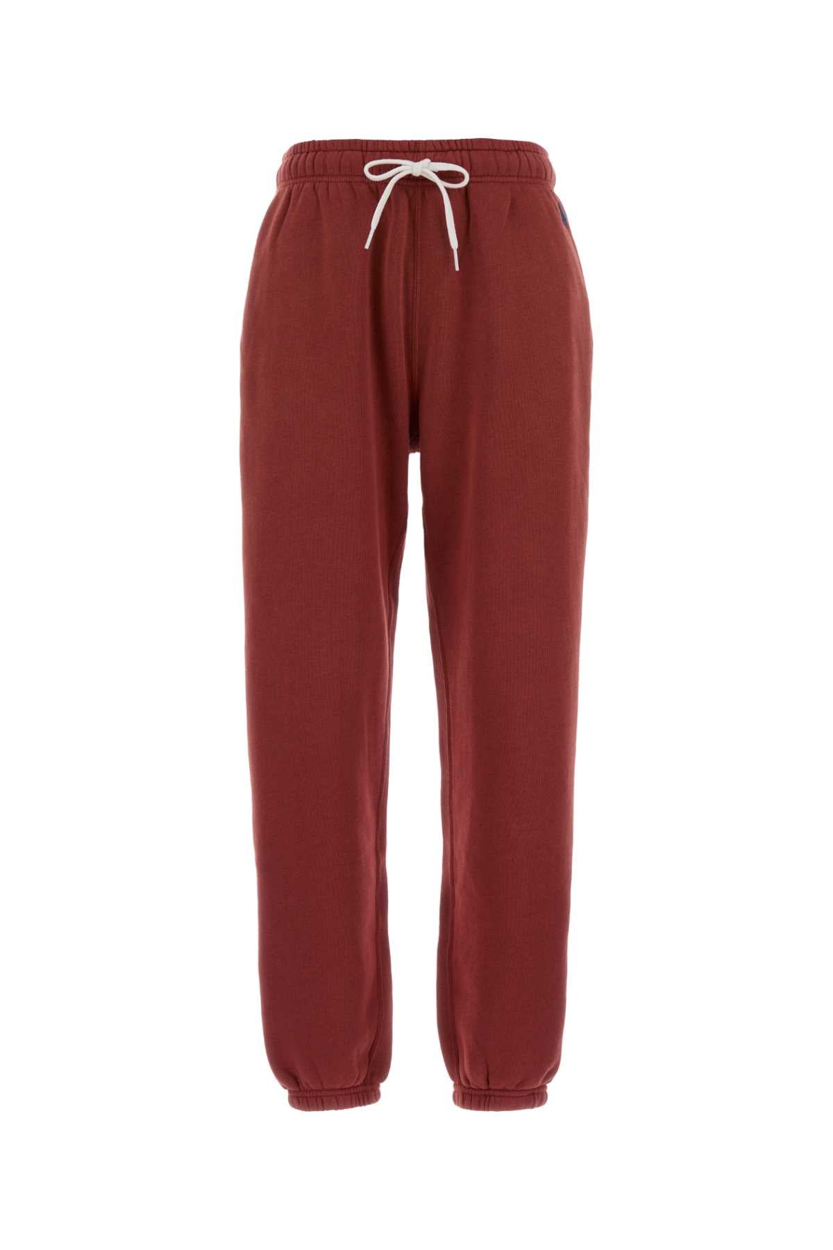 Tiziano Red Cotton Blend Joggers 503 Exterior: Polyester Pantaloni