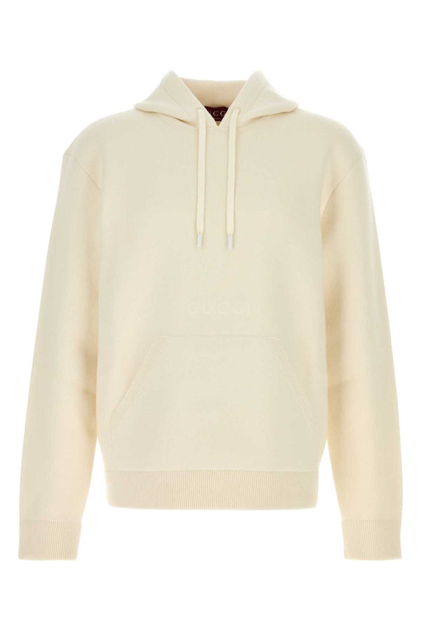 Gucci Wool hoodie in white
